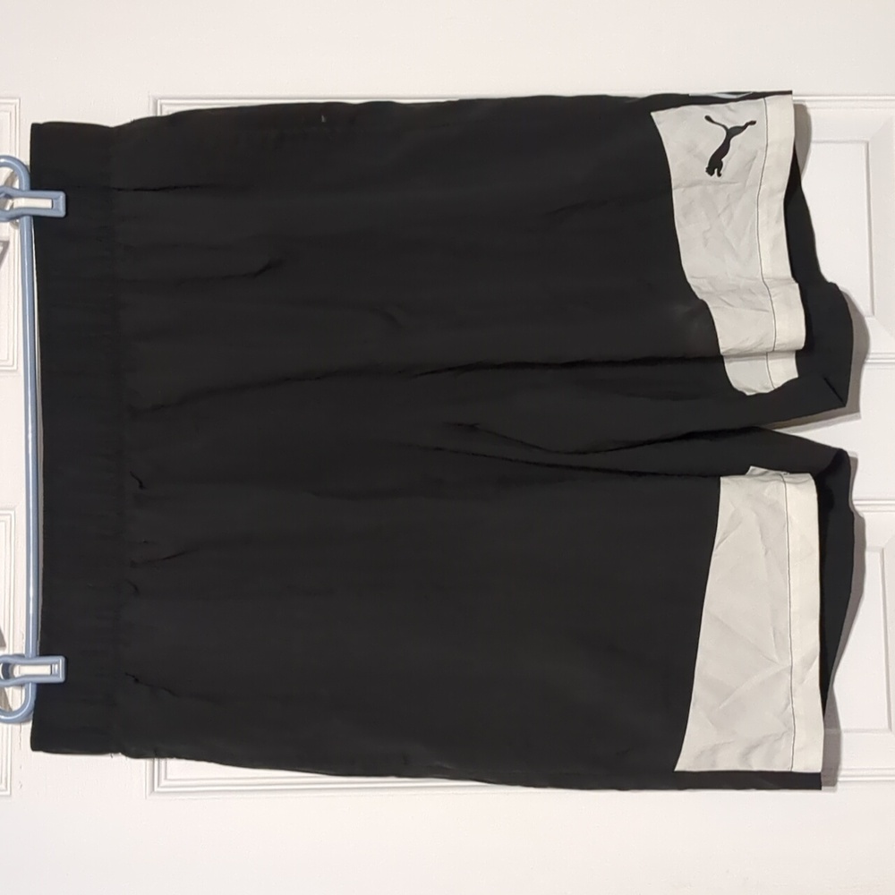 Puma Black Shorts with White Trim 2X